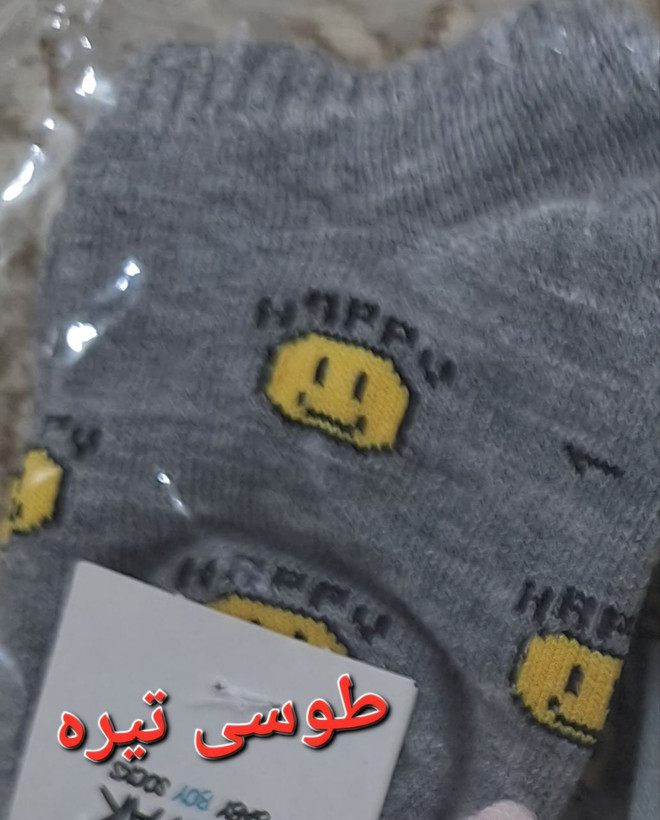 جوراب نوزادی جنس پنبه اعلا سایز یک